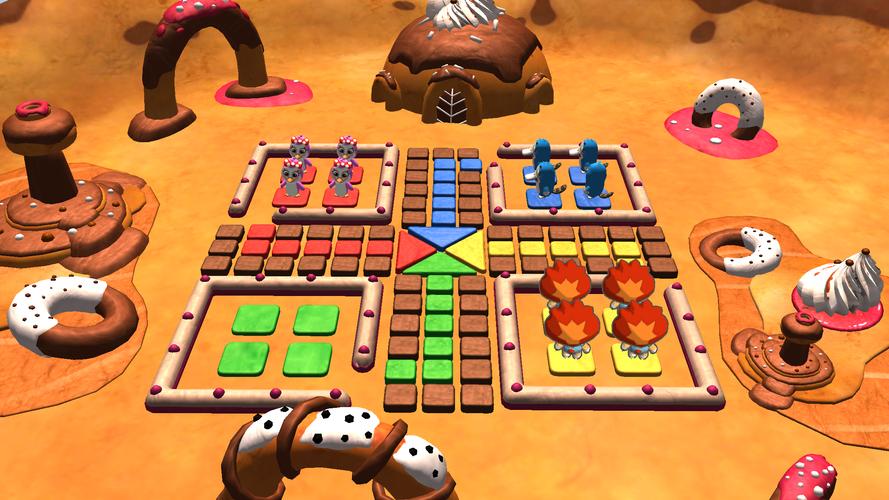 Ludo 3D Multiplayer Captura de pantalla 1