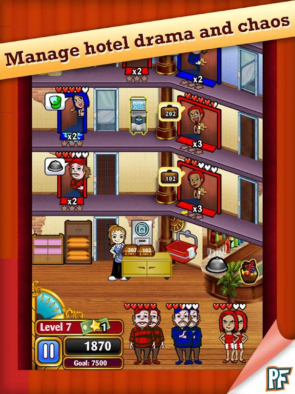 Hotel Dash स्क्रीनशॉट 1