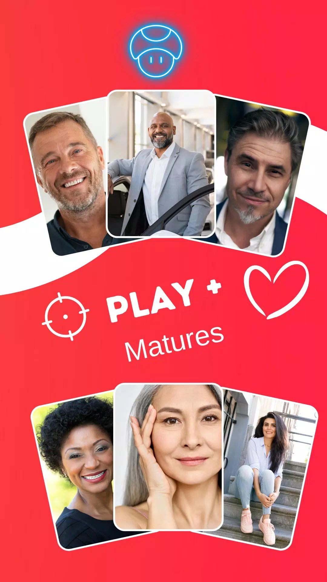 Mature Singles: Over 50 Dating スクリーンショット 1