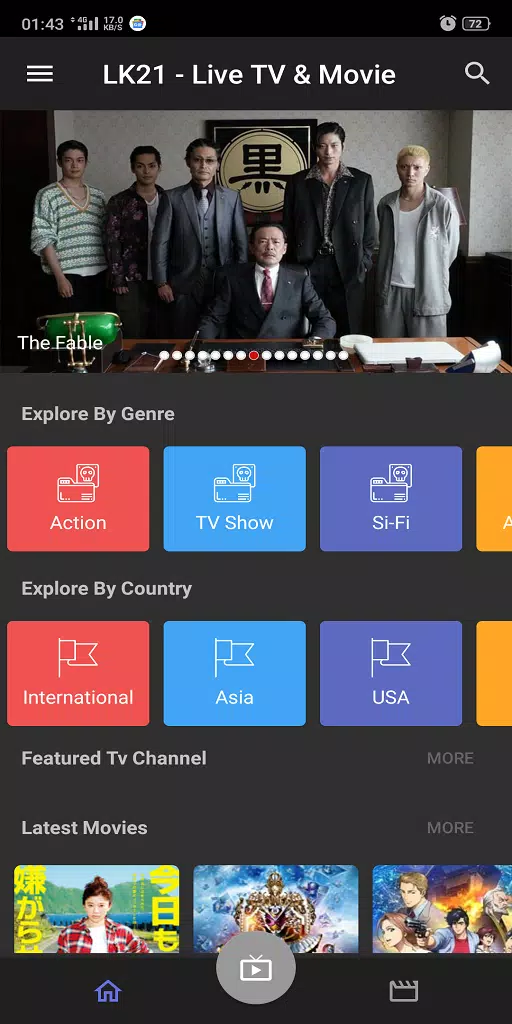 LK21 XXI - Live TV,  Movie  & Drama HD Sub Indo Captura de tela 1
