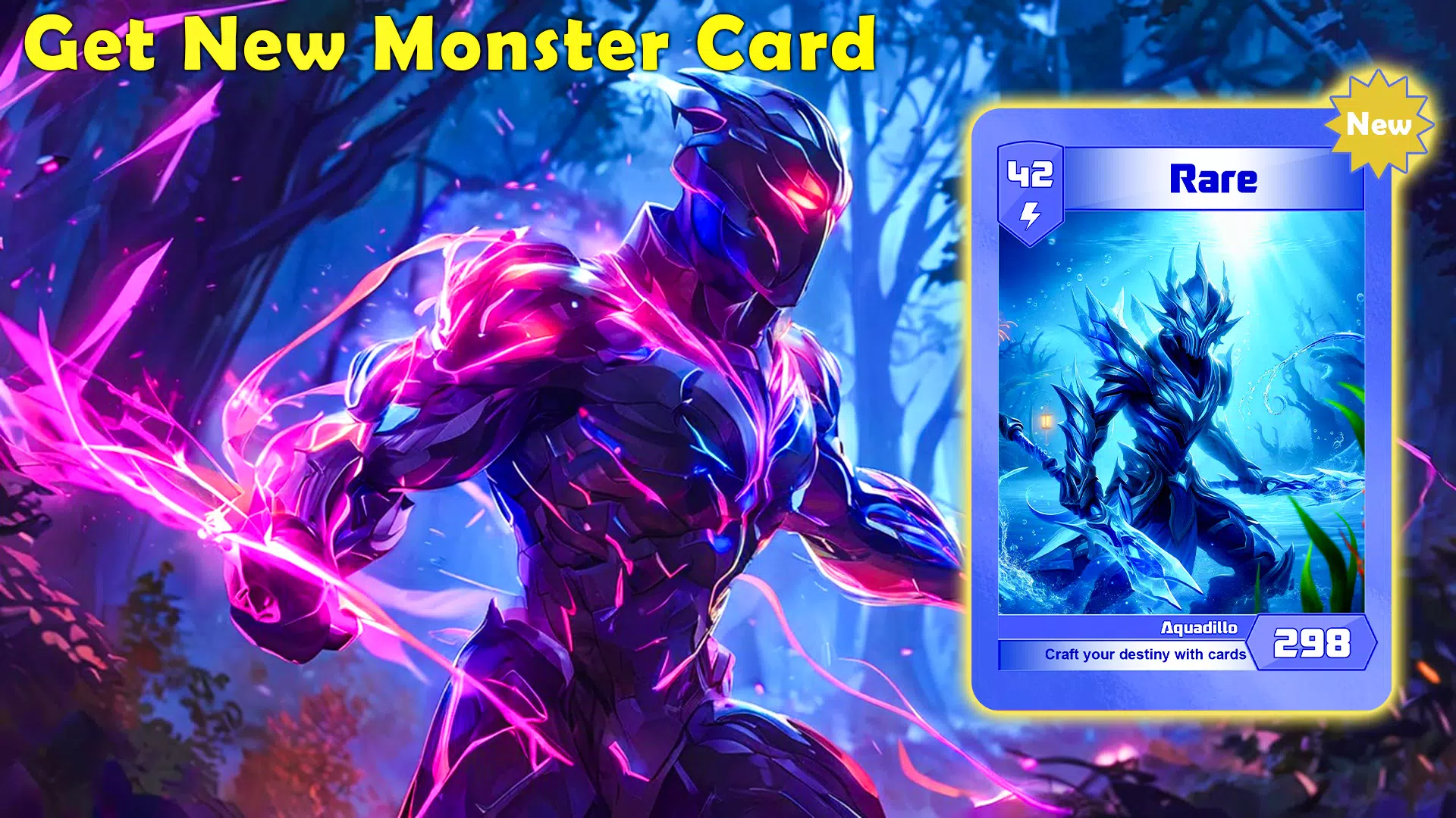 Monsters Card Collector Game Capture d'écran 0