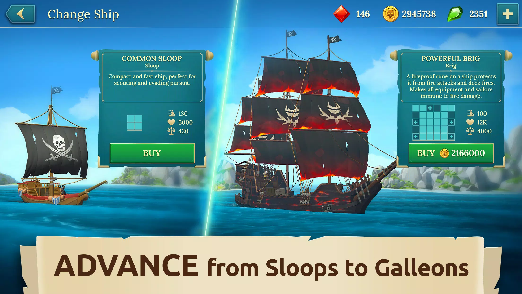 Pirate Ships・Build and Fight 螢幕截圖 2