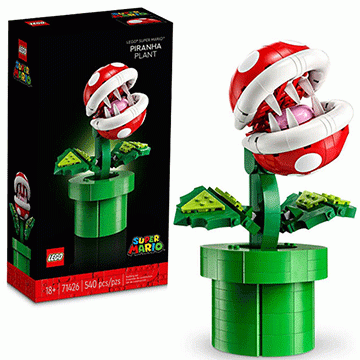 Ahorre un 20% de descuento en la planta de Lego Super Mario Piranha