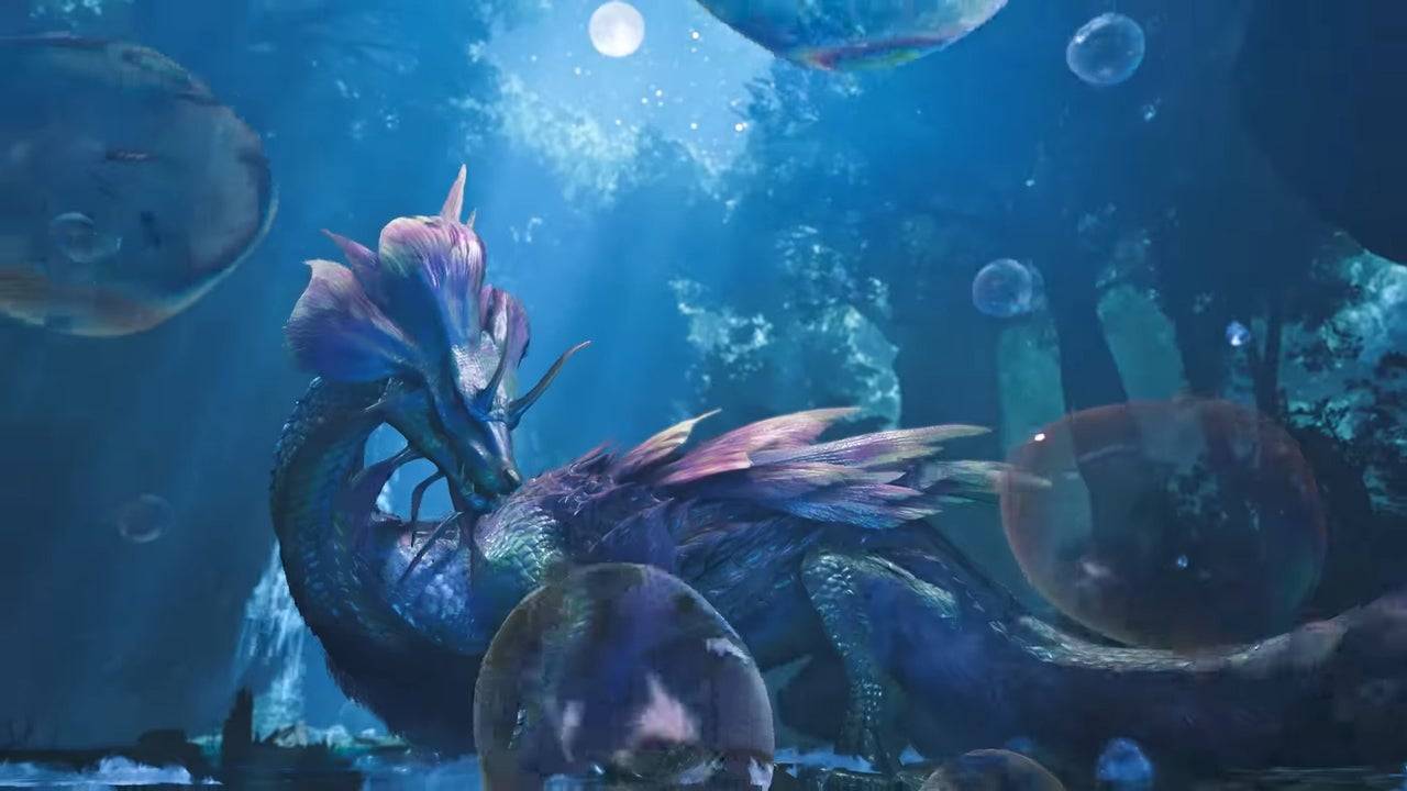 Mizutsune joins Monster Hunter Wilds
