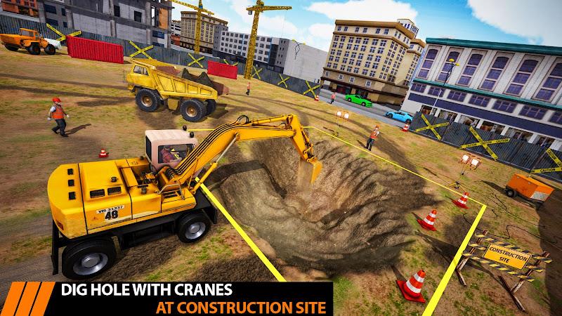 City Construction Excavator 3D 螢幕截圖 1