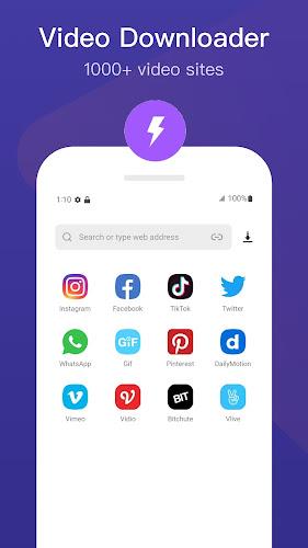 Video & Music Downloader Ảnh chụp màn hình 0