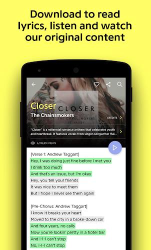 Genius — Song Lyrics Finder Screenshot 1