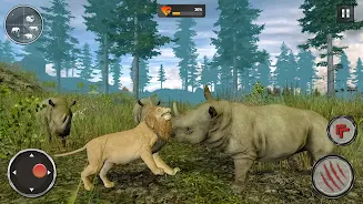 Wild Lion RPG Animal Simulator Скриншот 1