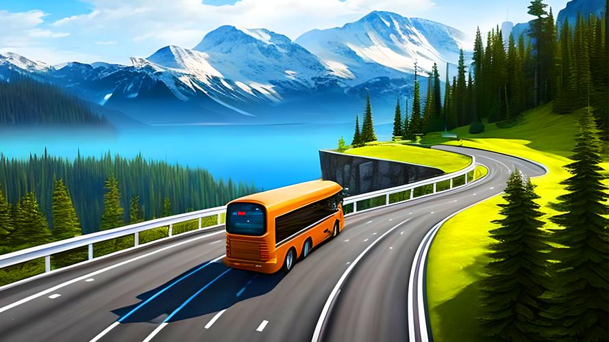Bus Simulator Games: Bus Games 螢幕截圖 0