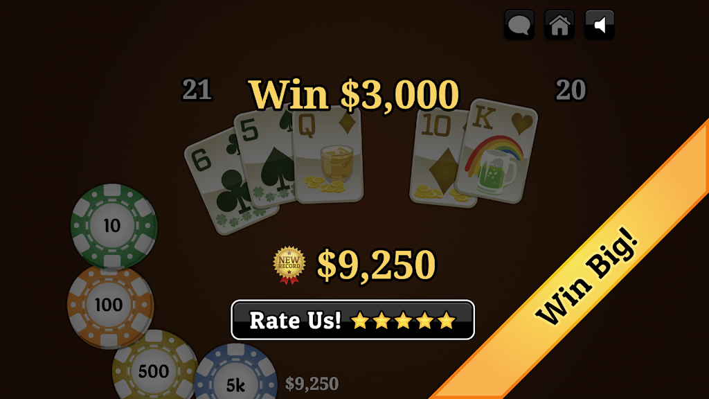 St. Patrick's Day Blackjack 螢幕截圖 2