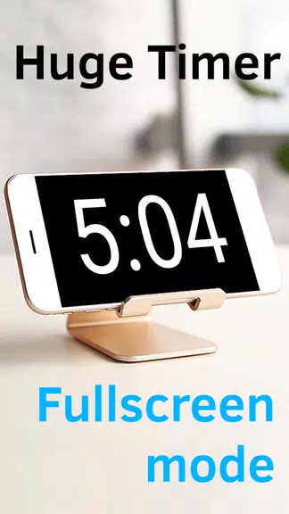 Huge Timer Stopwatch Tabata Tangkapan skrin 2