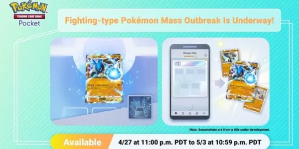 Pokémon TCG Pocket: Fighting Type Mass Outbreak Event nu live