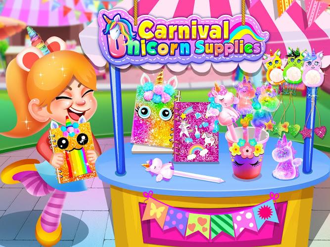 Carnival Unicorn School Supplies - Trendy Carnival Capture d'écran 0