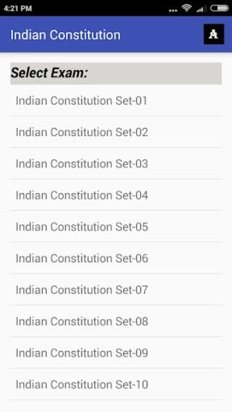 Schermata Indian Constitution 1