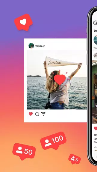 InstaPlus - Love Social New ဖန်သားပြင်ဓာတ်ပုံ 0