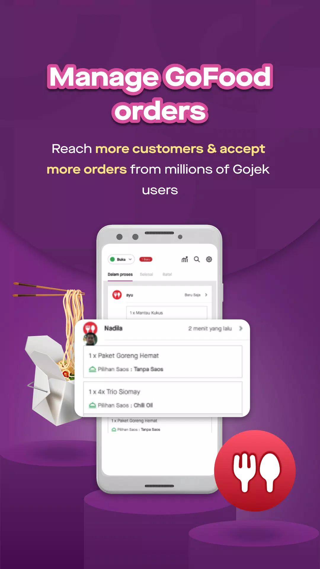 GoBiz - GoFood Merchant App 螢幕截圖 2