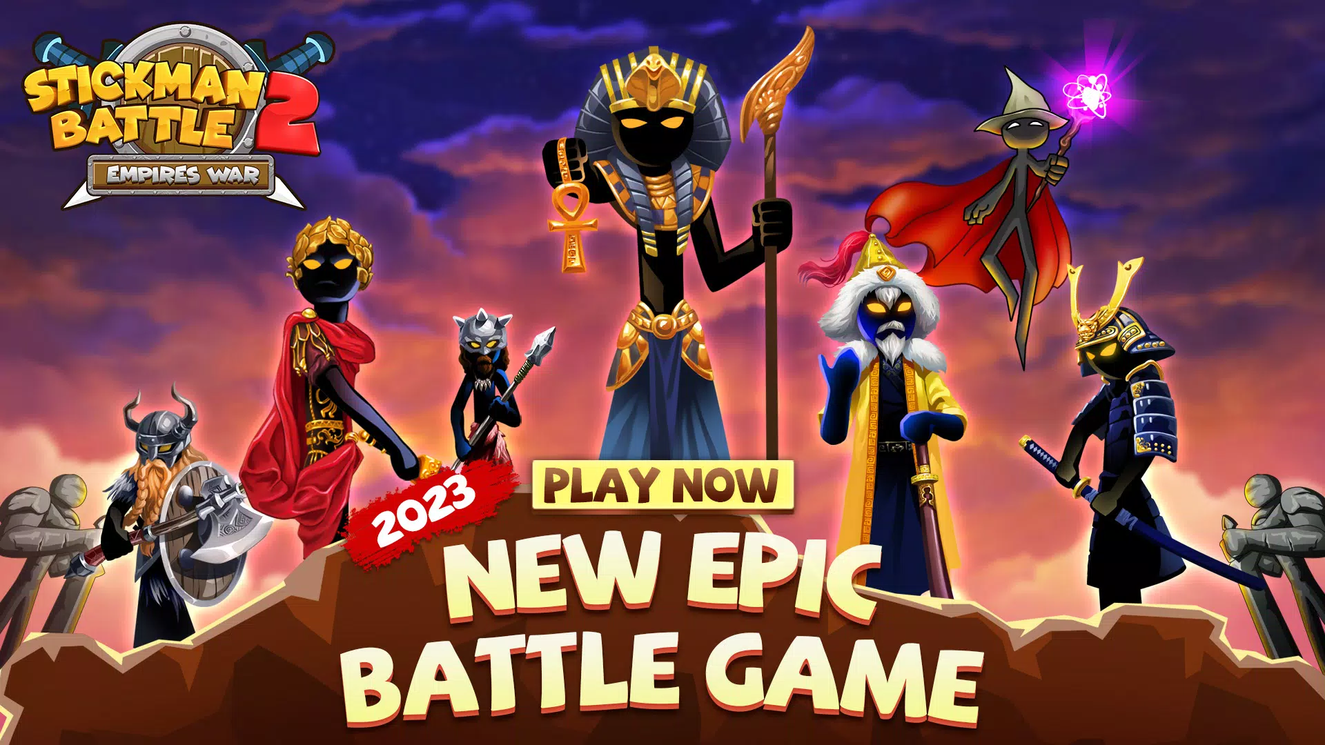 Stickman Battle 2: Empires War Captura de tela 0
