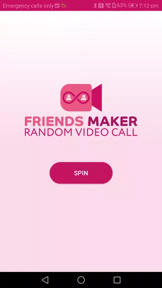 Friends Maker - Random Video Call ဖန်သားပြင်ဓာတ်ပုံ 1