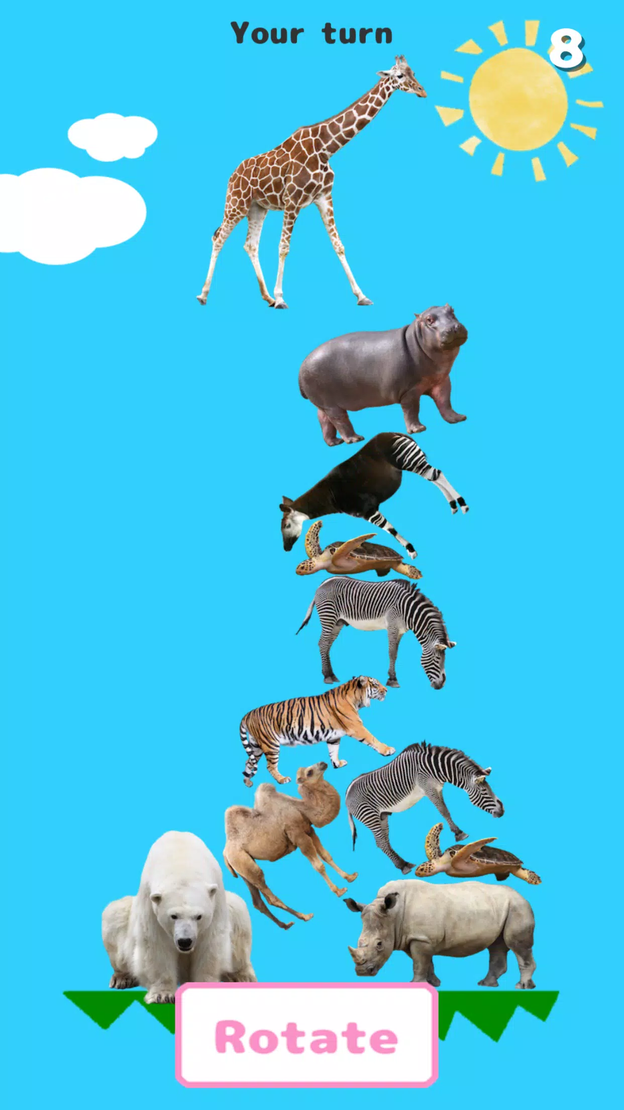 Animal Tower Battle Ảnh chụp màn hình 3