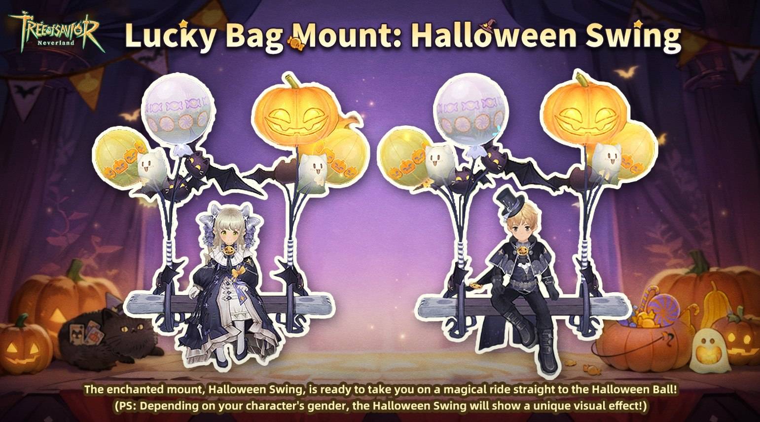 Árvore do Salvador: Roupas de Halloween em Evento de Bag Lucky de tempo limitado