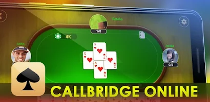 Call Bridge Card Game - Spades Ekran Görüntüsü 0