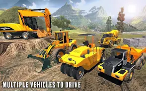 Road Builder Construction 2018 Ảnh chụp màn hình 1