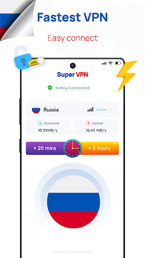 Russia VPN: Get Moscow IP应用截图第0张