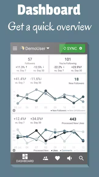 Follower Stats for Instagram 螢幕截圖 0
