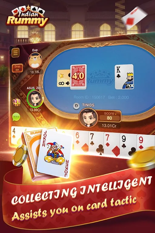 Indian Rummy-free card game online Tangkapan skrin 2