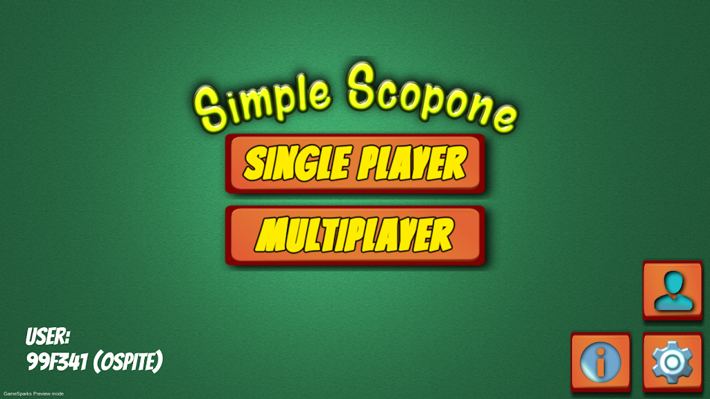 Simple Scopone Capture d'écran 0