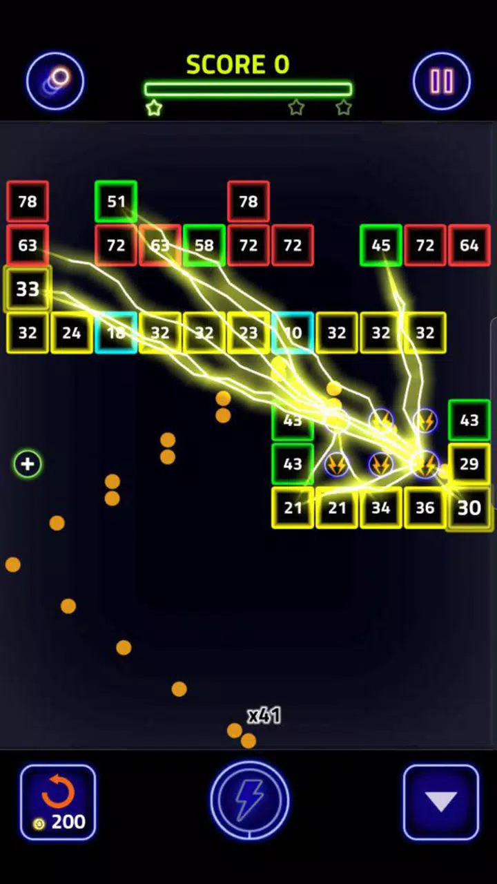 Brick Breaker Glow Screenshot 2