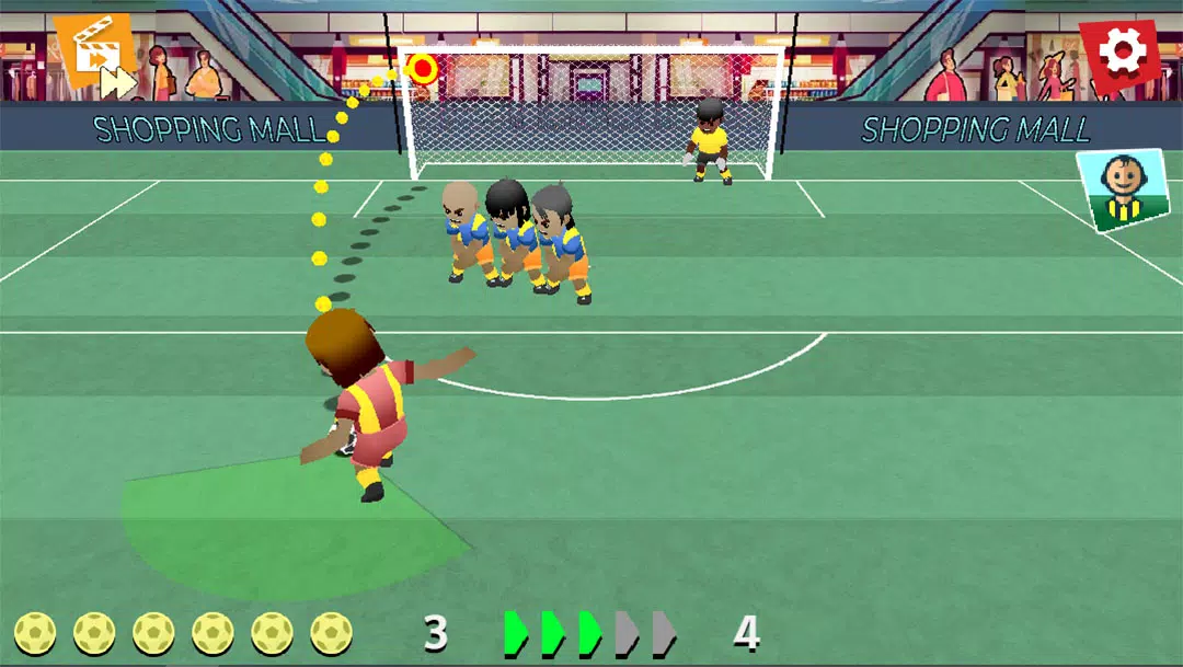 FreeKick Screamers - Football Capture d'écran 3