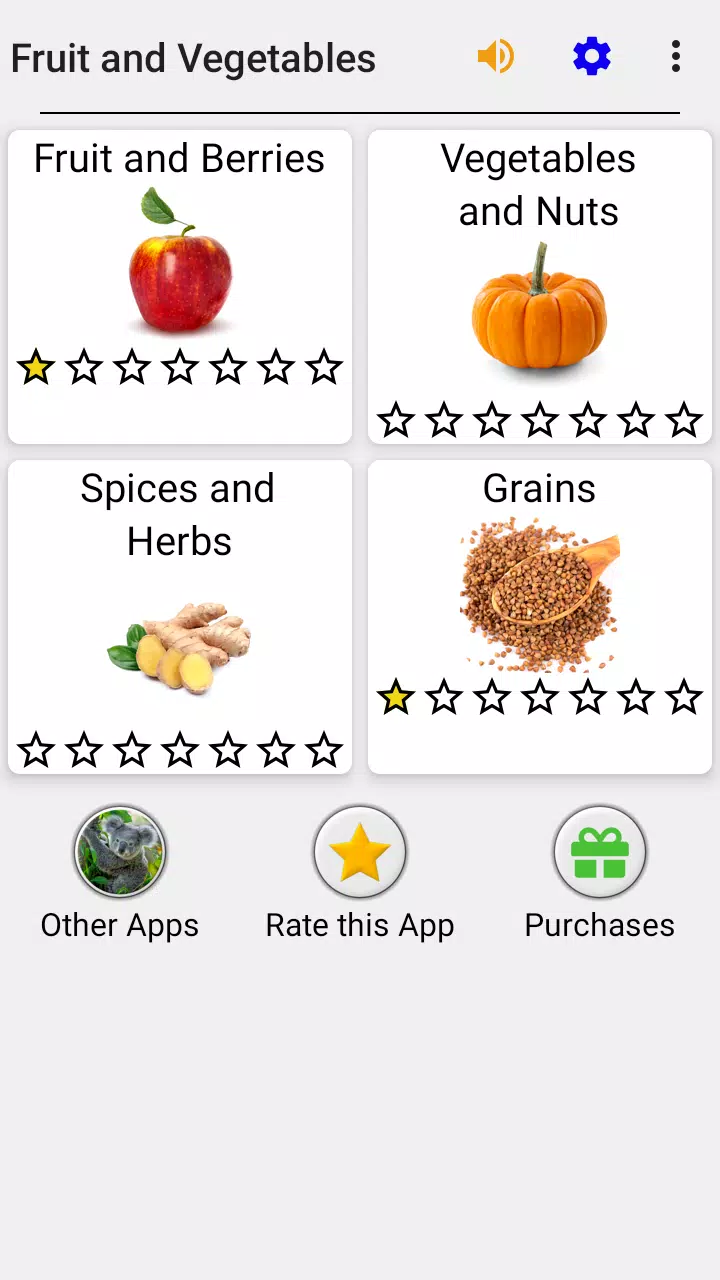 Fruit and Vegetables Screenshot 2