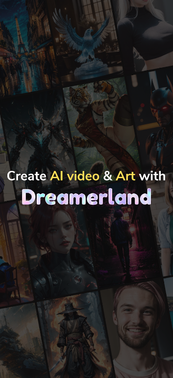 Dreamerland AI Art Generator Скриншот 2