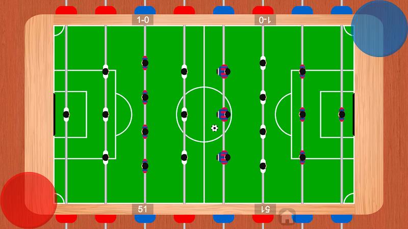 Foosball table soccer 1 2 3 4 Ekran Görüntüsü 3