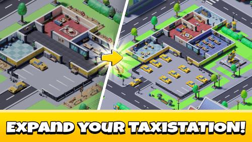 Idle Taxi Tycoon स्क्रीनशॉट 0