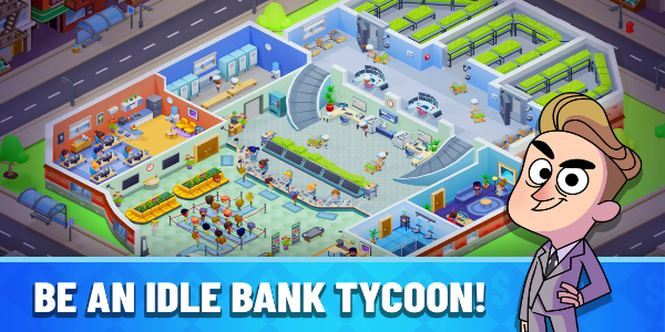 Idle Bank Tycoon: Money Empire 螢幕截圖 1