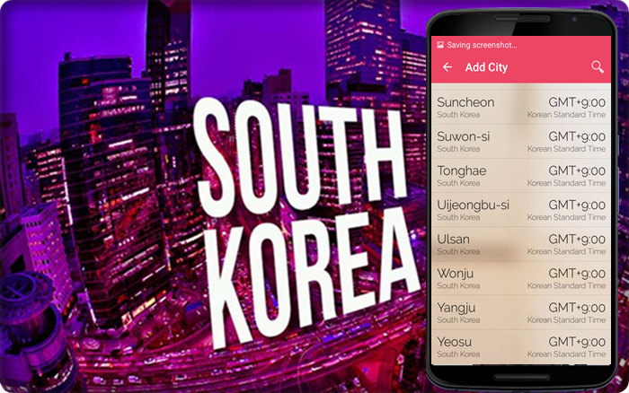 South Korea time Tangkapan skrin 3