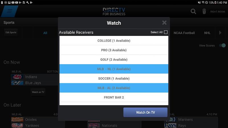 DIRECTV FOR BUSINESS Remote应用截图第0张