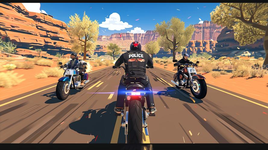 Police Bike Pursuit Highway स्क्रीनशॉट 2