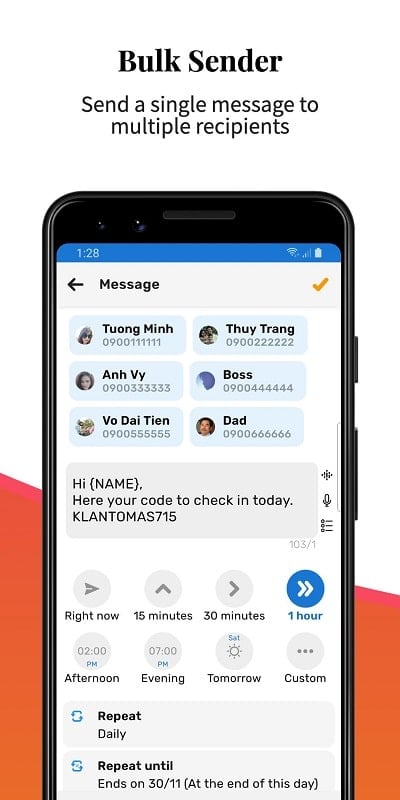 Auto Text: Automatic Message Скриншот 3