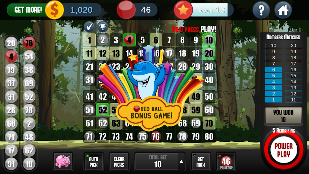 Keno Free Keno Game Schermafbeelding 2