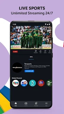 Tamasha: Live Cricket, EPL स्क्रीनशॉट 0