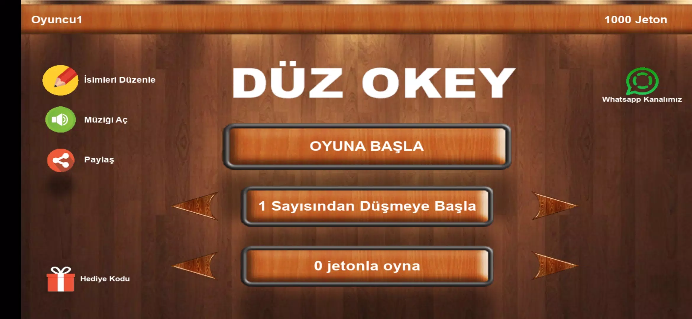 Schermata İnternetsiz Okey 0