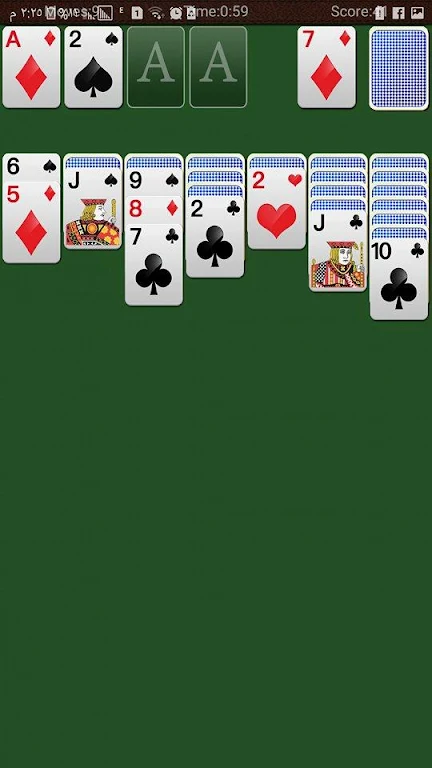 Solitaire New by Mo7mad Скриншот 1
