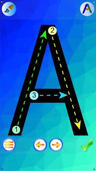 ABC Kids - trace letters, pres Captura de tela 3
