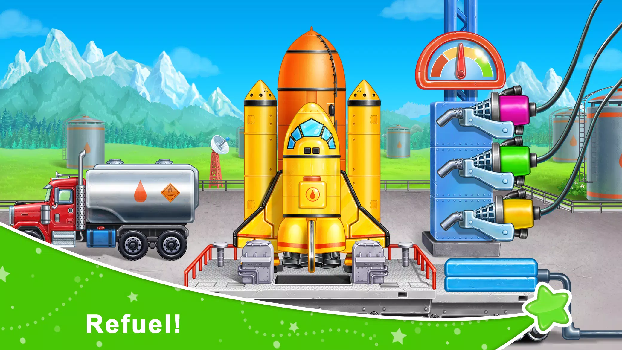 Rocket 4 space games Spaceship Schermafbeelding 1