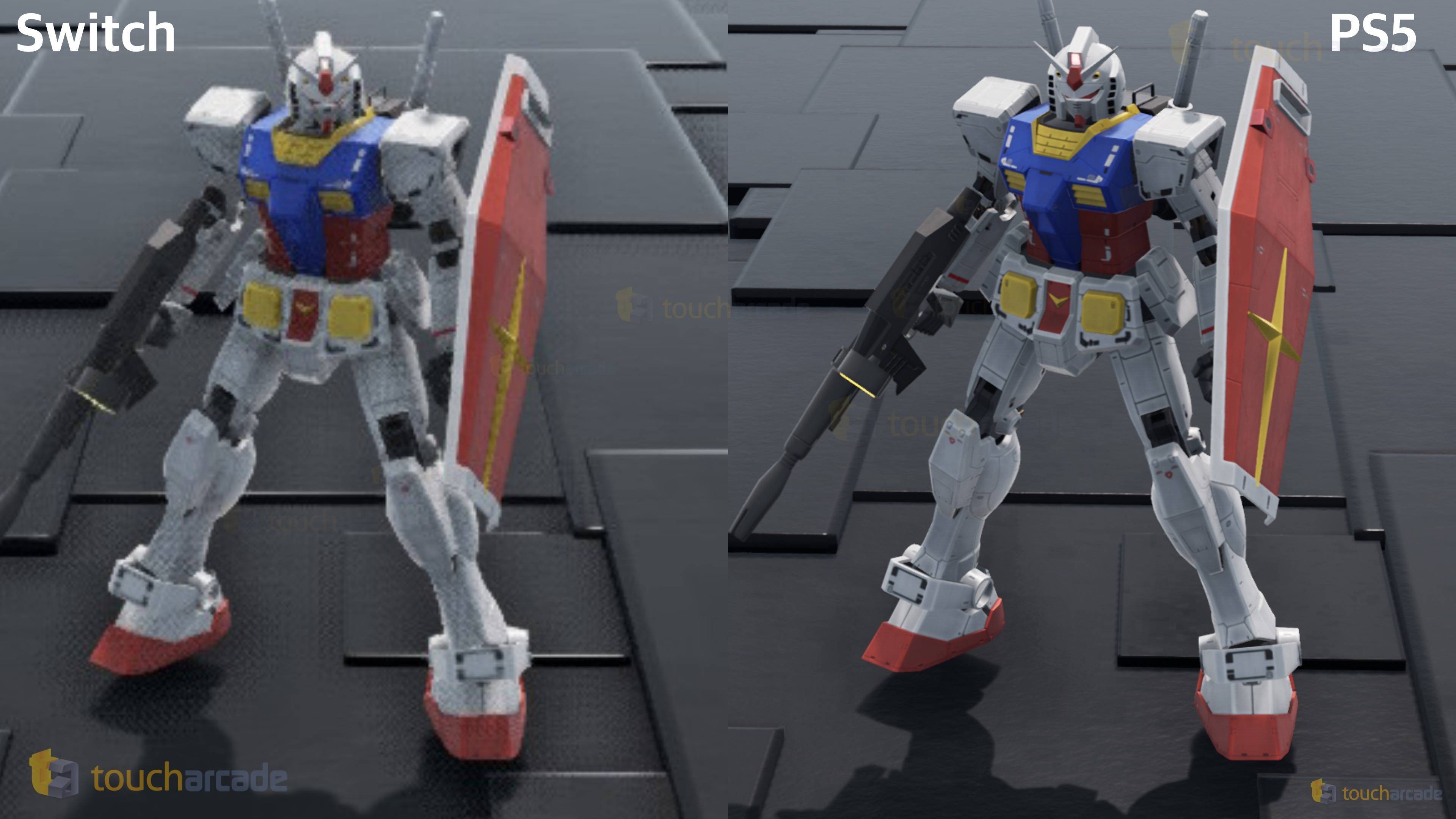 Gundam Breaker 4 Switch vs PS5 Comparison