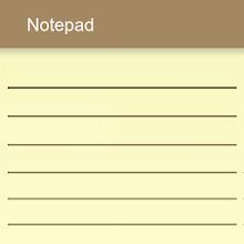 Notepad - einfache Notizen