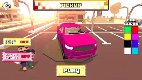 Blocky Car Racer 螢幕截圖 2